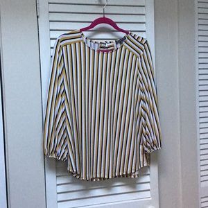 Adrianna Papell striped blouse